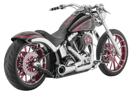 Freedom Performance - Freedom Performance 2-Into-1 Turnout Exhaust System - Chrome/Black - HD00525