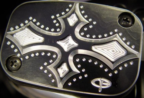 Precision Billet - Precision Billet Darkside Upper Master Cylinder Cover - Chrome - DRK-110-SPT-CHR