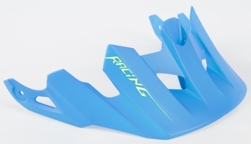 Fly Racing - Fly Racing Visor for Freestone Helmets - Matte Blue/Hi-Viz - 73-81901