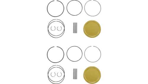 J.E. Pistons - J.E. Pistons FSR Ultra Series Piston Kit - Standard Bore 93.00mm, 9.0:1 Compression - 379457