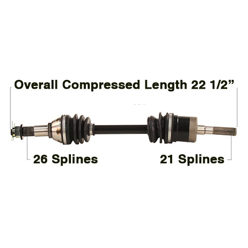 TYTANEUM - TYTANEUM OE Style CV Axle - CAN-7090