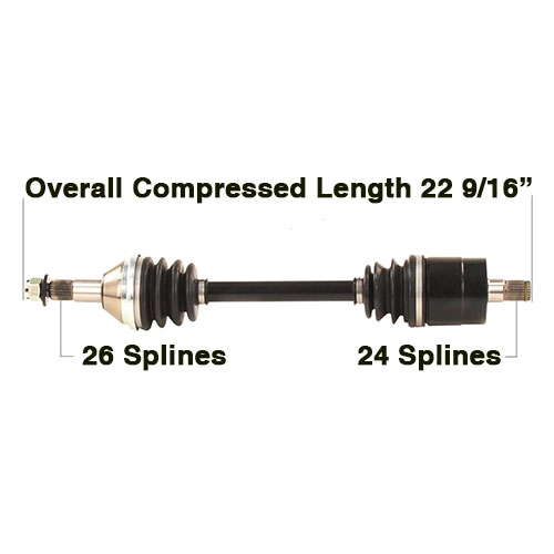 TYTANEUM - TYTANEUM OE Style CV Axle - CAN-7091