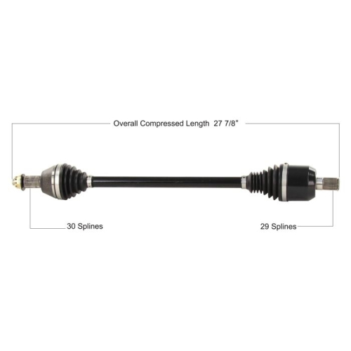 TYTANEUM - TYTANEUM Heavy Duty CV Axle - HON-6049HD