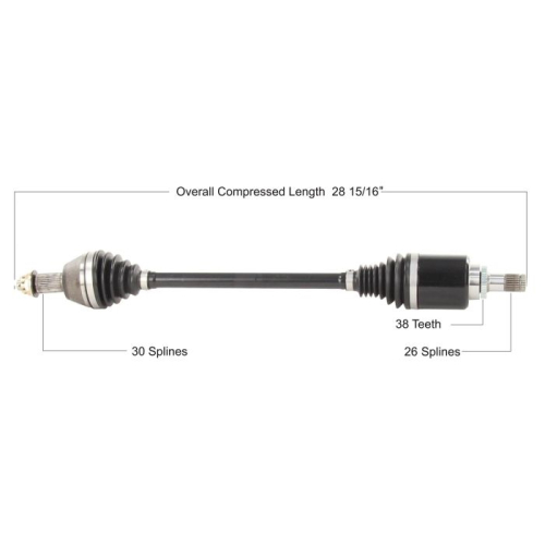 TYTANEUM - TYTANEUM Heavy Duty CV Axle - HON-6051HD