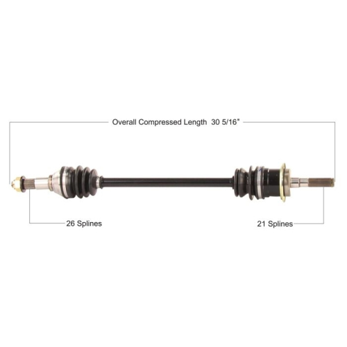 TYTANEUM - TYTANEUM OE Style CV Axle - CAN-7073