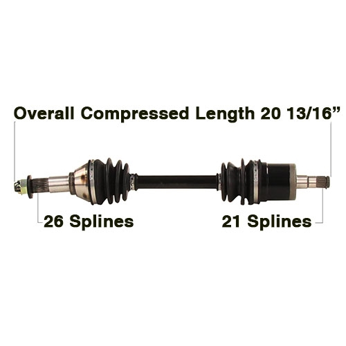 TYTANEUM - TYTANEUM OE Style CV Axle - CAN-7089