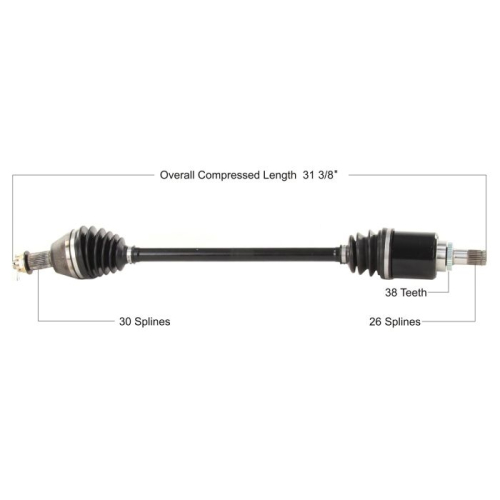 TYTANEUM - TYTANEUM OE Style CV Axle - HON-7050