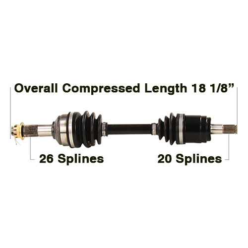 TYTANEUM - TYTANEUM OE Style CV Axle - HON-7053