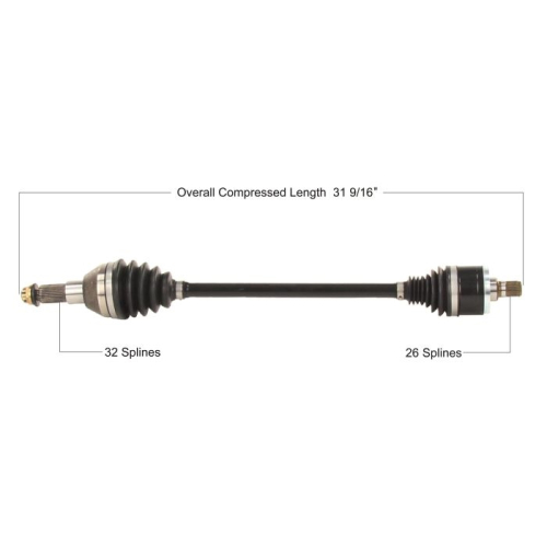 TYTANEUM - TYTANEUM Heavy Duty CV Axle - KAW-6021HD