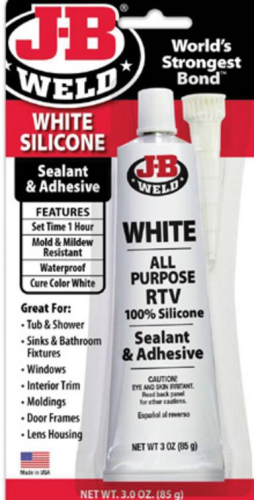 JB Weld - JB Weld White RTV Acetoxy - 3oz. - 31312