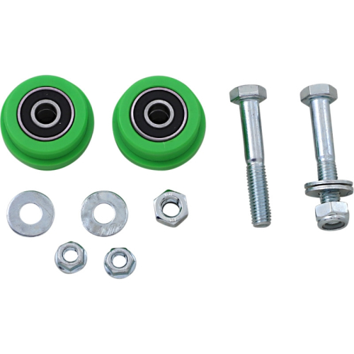 T.M. Designworks - T.M. Designworks PowerLip Chain Roller Kit - Green - ZDK-KXM-GR