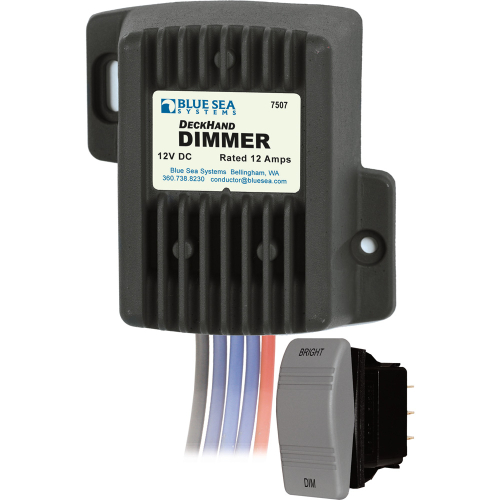 Blue Sea Systems - Blue Sea 7507 DeckHand Dimmer - 12 Amp/12V