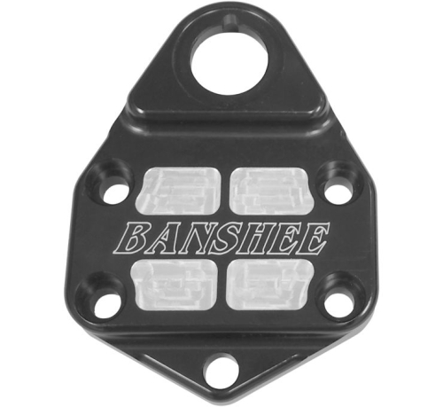 ModQuad - ModQuad Handlebar Clamp with Key Guard - Logo - Black - HC1-KPBLK