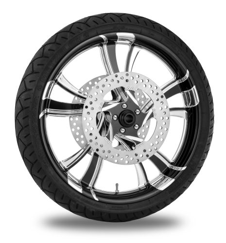 Xtreme Machine - Xtreme Machine Cruise Front Wheel Package - 21x3.5in. - Platinum - 9202-7106R-XCRAJ-BMP