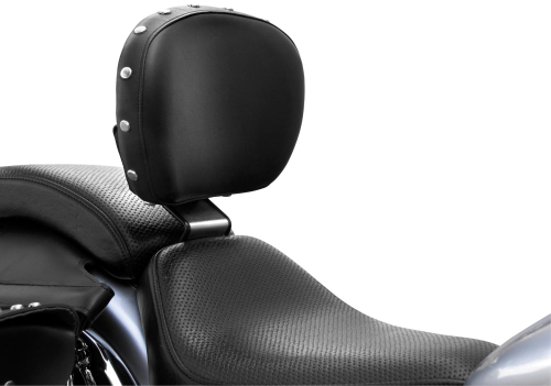 Bakup USA - Bakup USA Driver Studded Backrest - Fully Adjustable - BAK-Y-RDSTR-FA-STUD