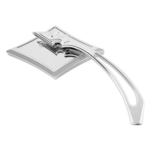 Bikers Choice - Bikers Choice Diamond Mirror with Spear Stem - 76416