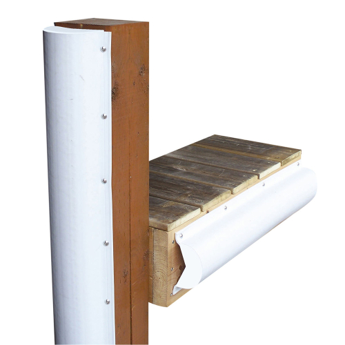 Dock Edge - Dock Edge Piling Bumper - One End Capped - 6' - White