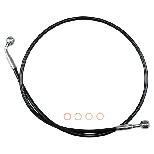 Magnum - Magnum Black Coated XR Stainless Front Brakeline Kit - 42in. Total Length - SBC0607-42