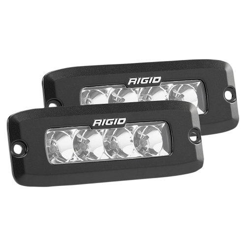 RIGID Industries - RIGID Industries SR-Q Pro Series Pod Lights - Flush Mount - Flood Pattern - 925113