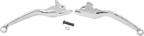 Drag Specialties - Drag Specialties Wide Blade Lever Set - Chrome - 0610-0185