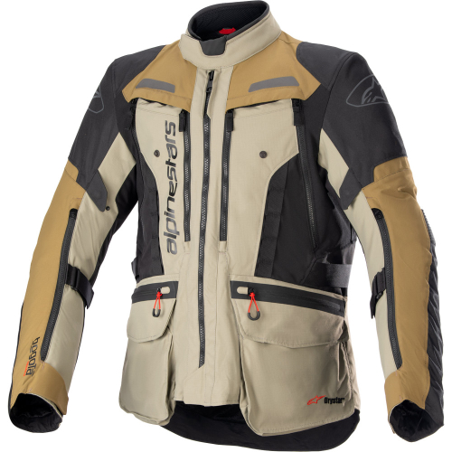 Alpinestars - Alpinestars Bogota Pro Drystar Jacket - 3207023-6055-4X - Black/Brown/Tan - 4XL
