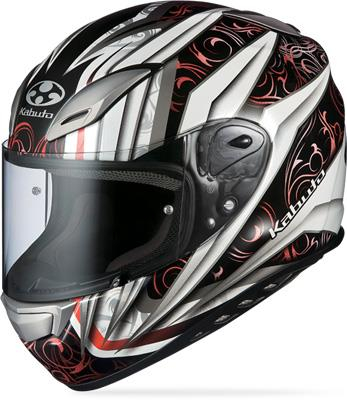 Kabuto - Kabuto Aeroblade III Graphic Helmet - 7686213 - Rovente White/Red - Medium