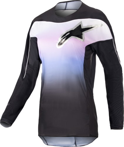 Alpinestars - Alpinestars Fluid Stella Womens Jersey - 3782723-1380-LG - Black/Frozen Purple - Large