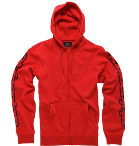 Alpinestars - Alpinestars Determine Fleece Hoody - 10365301030M - Red - Medium