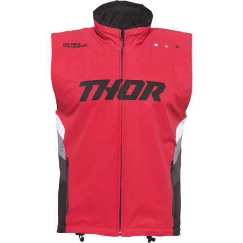 Thor - Thor Warm Up Vest - 2830-0594 - Red/Black - 3XL