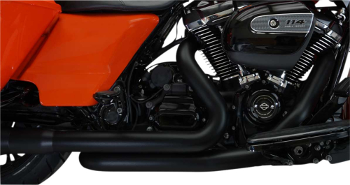 Khrome Werks - Khrome Werks Crossover Headers 2-Into-2 with Heat Shields - Black - 200920