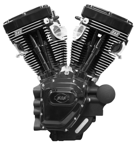 S&S Cycle - S&S Cycle T111 Long-Block Engine - Black - 3100830