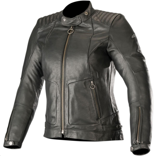 Alpinestars - Alpinestars Gal Womens Leather Jacket - 3117819-10-XS - Black - X-Small