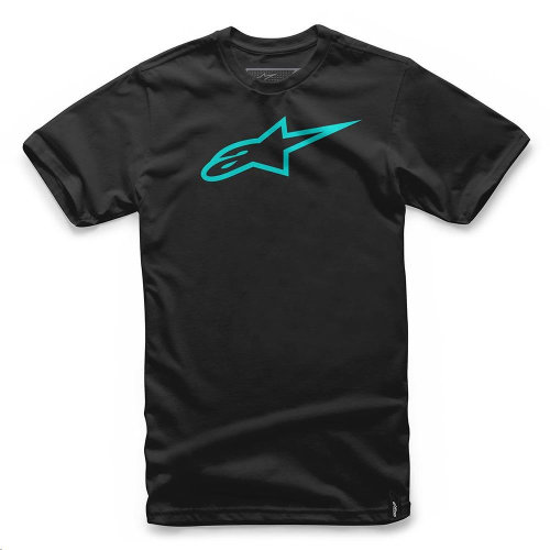 Alpinestars - Alpinestars Ageless T-Shirt - 1032720301076M - Black/Turquoise - Medium