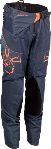 Moose Racing - Moose Racing Agroid Youth Pants - 2903-2337 - Blue/Orange - 18