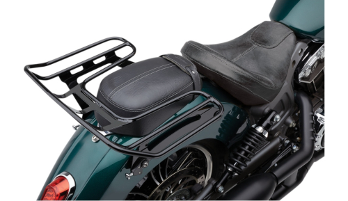 Cobra - Cobra Big Ass Wrap Around Racks for Indian - Pillion Pad - Black - 502-2612B