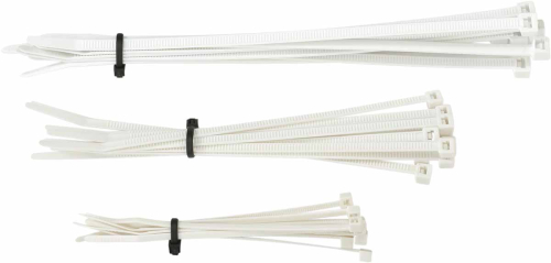 Moose Racing - Moose Racing Cable Ties - White - 303-4689