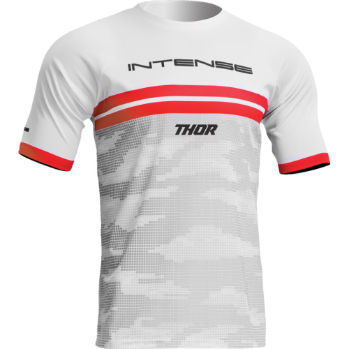 Thor - Thor Intense Assist Decoy Short Sleeve Jersey - 5020-0199 - White/Camo - Small