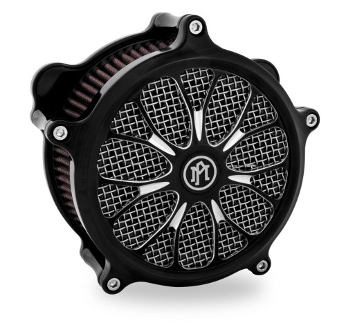 Performance Machine - Performance Machine Heathen Universal Super Gas Air Cleaner Faceplate - Contrast Cut - 0206-2010HEA-BM