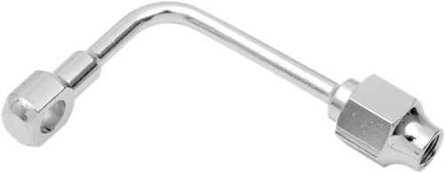 Drag Specialties - Drag Specialties 3/8in. Banjo x 1/8in. NPT 90deg. Long Brake Fitting with Brake Light Switch Mount - 302