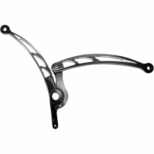 Carl Brouhard Designs - Carl Brouhard Designs Elite Heel Toe Shifter - Black Anodize with Off Set Cut - ISAHT01B