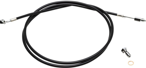 LA Choppers - LA Choppers Hydraulic Clutch Line - Black Vinyl - LA8049C00B
