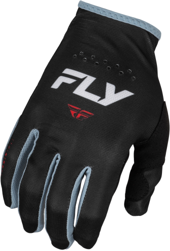 Fly Racing - Fly Racing Lite Gloves - 377-710M - Black/White/Red - Medium