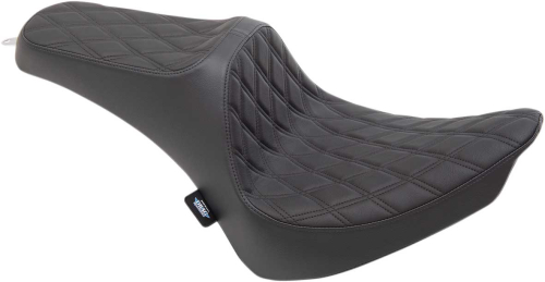 Drag Specialties - Drag Specialties Predator III Seat - Double Diamond - Black Thread - 0802-1359