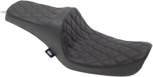 Drag Specialties - Drag Specialties Predator III Seat - Double Diamond - Black Thread - 0803-0652