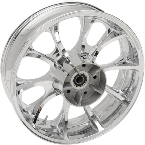 Coastal Moto - Coastal Moto Precision Cast Largo 3D Rear Wheel - 18 x 5.5in. - Chrome - 3D-LGO185CH
