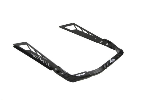 Skinz Protective Gear - Skinz Protective Gear Rear Aluminum Bumper - Flat Black - NXPRB226-FBK/BLK