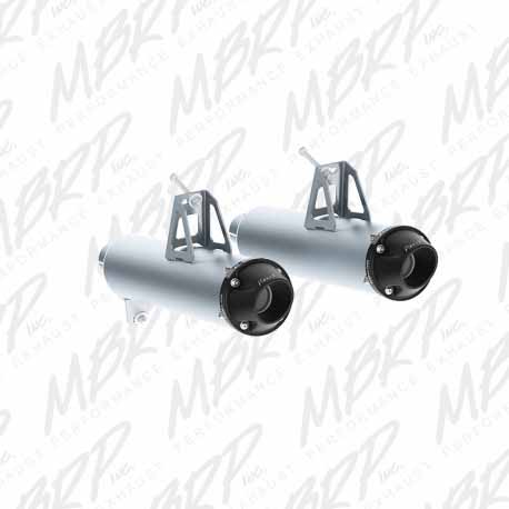 MBRP - MBRP Power Tech 4 Dual Exhaust System - Stainless Steel - AT-9207PT