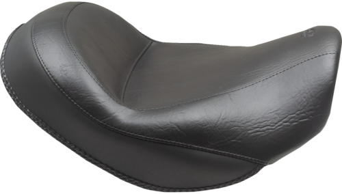 Mustang - Mustang Wide Touring Solo Seat without Driver Backrest - Black - 85204