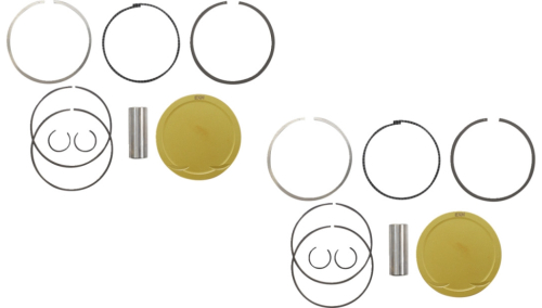 J.E. Pistons - J.E. Pistons FSR Ultra Series Piston Kit - Standard Bore 93.00mm, 9.5:1 Compression - 379458