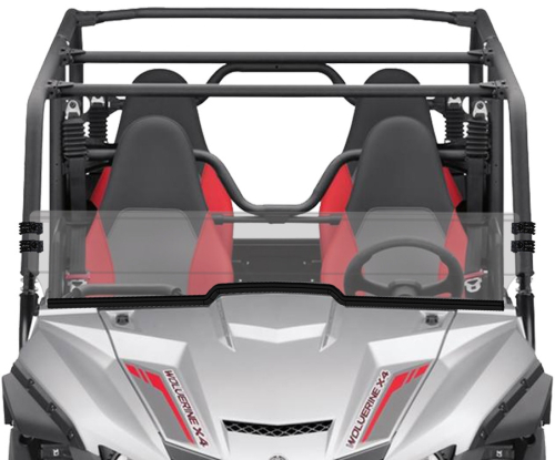 Spike Powersports - Spike Powersports Half Windscreen - Clear - 78-7550
